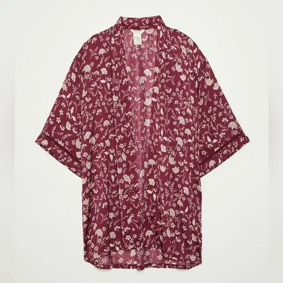 Lucky Brand Floral Bloom Robe Size S NWT - Picture 2 of 8